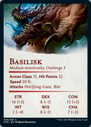 Basilisk Art Card [Dungeons & Dragons: Adventures in the Forgotten Realms Art Series] - Rocket TCG