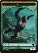 Ape // Zombie (011/036) Double-sided Token [Commander 2014 Tokens] - Rocket TCG