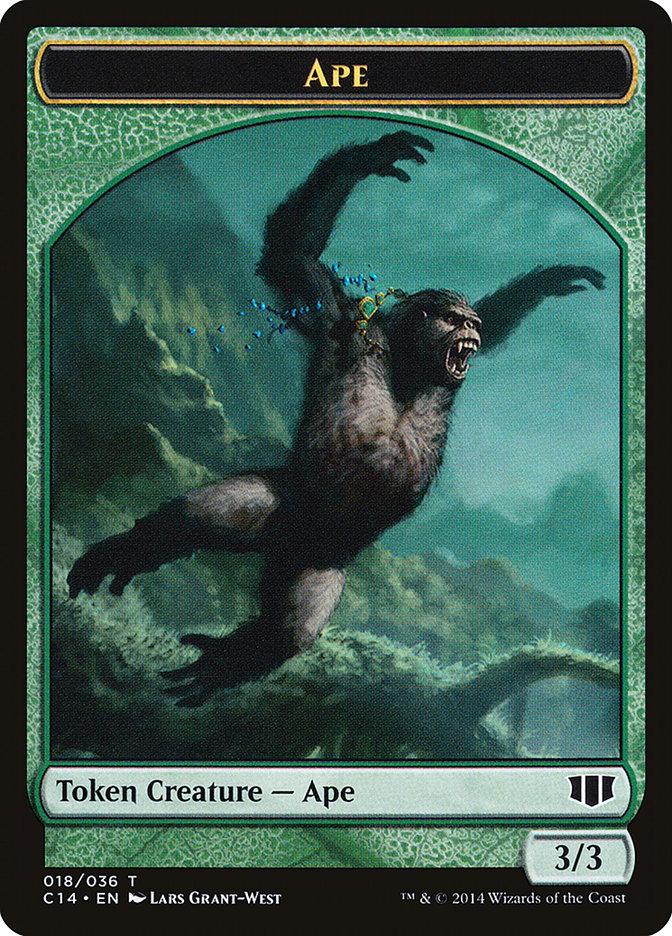 Ape // Zombie (011/036) Double-sided Token [Commander 2014 Tokens] - Rocket TCG