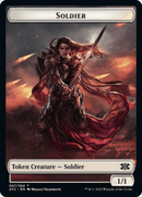Cat Dragon // Soldier Double-sided Token [Double Masters 2022 Tokens] - Rocket TCG