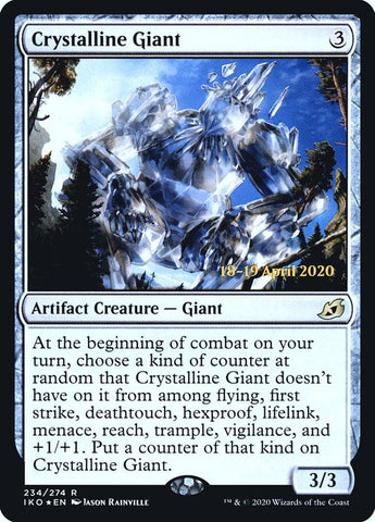 Crystalline Giant [Ikoria: Lair of Behemoths Prerelease Promos] - Rocket TCG