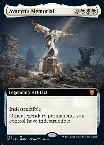 Avacyn's Memorial (Extended Art) [Innistrad: Midnight Hunt Commander] - Rocket TCG