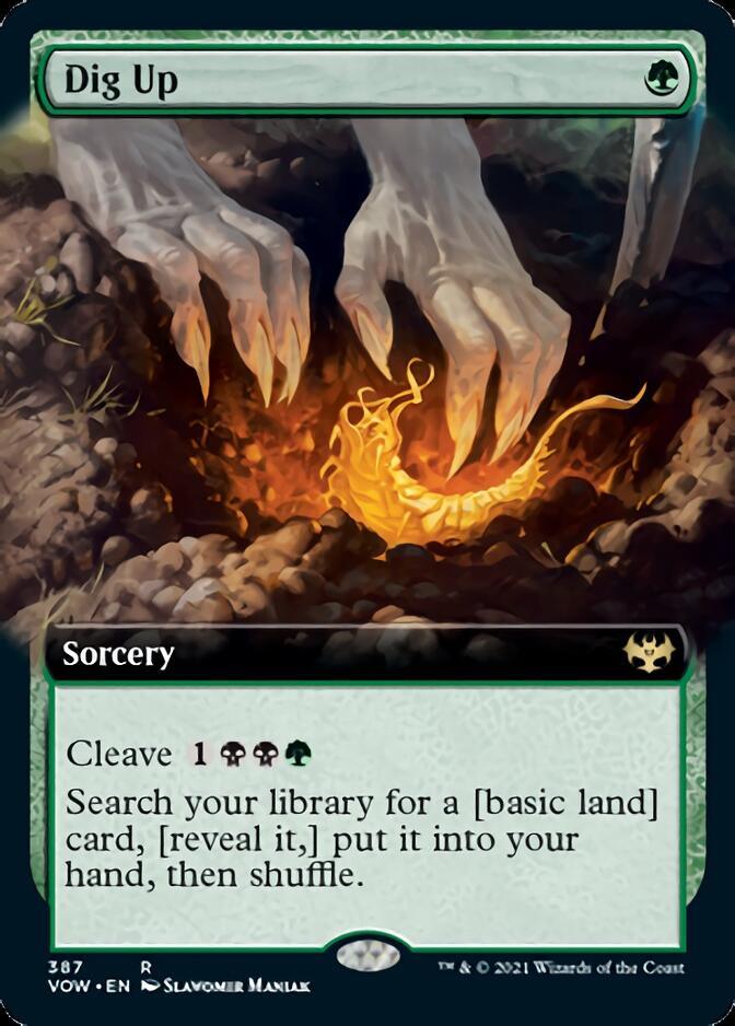 Dig Up (Extended Art) [Innistrad: Crimson Vow] - Rocket TCG