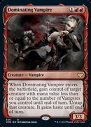 Dominating Vampire (Showcase Fang Frame) [Innistrad: Crimson Vow] - Rocket TCG