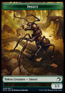 Clue // Insect Double-sided Token [Innistrad: Midnight Hunt Tokens] - Rocket TCG