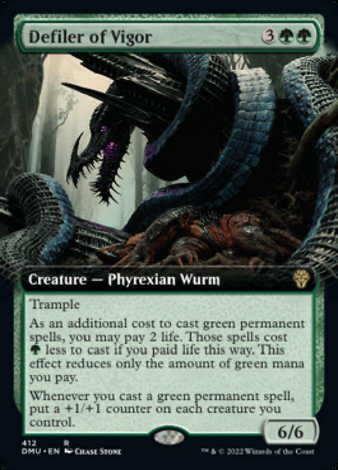 Defiler of Vigor (Extended Art) [Dominaria United] - Rocket TCG