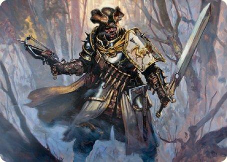 Brutal Cathar Art Card [Innistrad: Midnight Hunt Art Series] - Rocket TCG