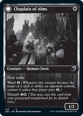 Chaplain of Alms // Chapel Shieldgeist [Innistrad: Double Feature] - Rocket TCG