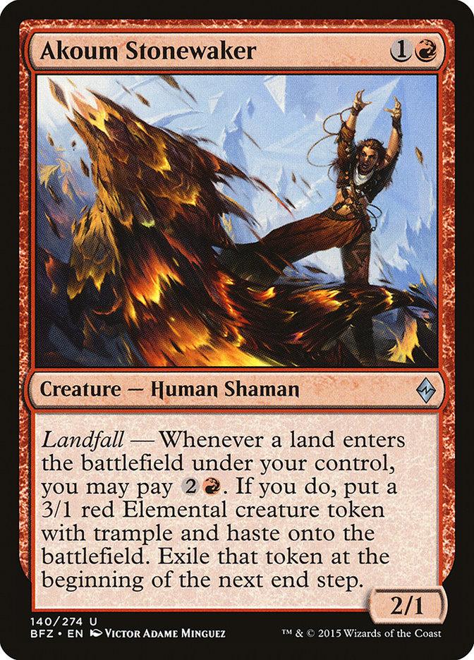 Akoum Stonewaker [Battle for Zendikar] - Rocket TCG