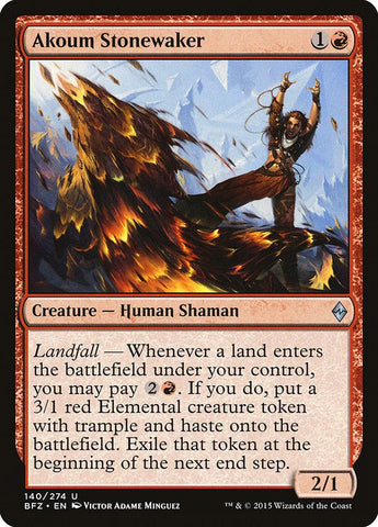 Akoum Stonewaker [Battle for Zendikar] - Rocket TCG