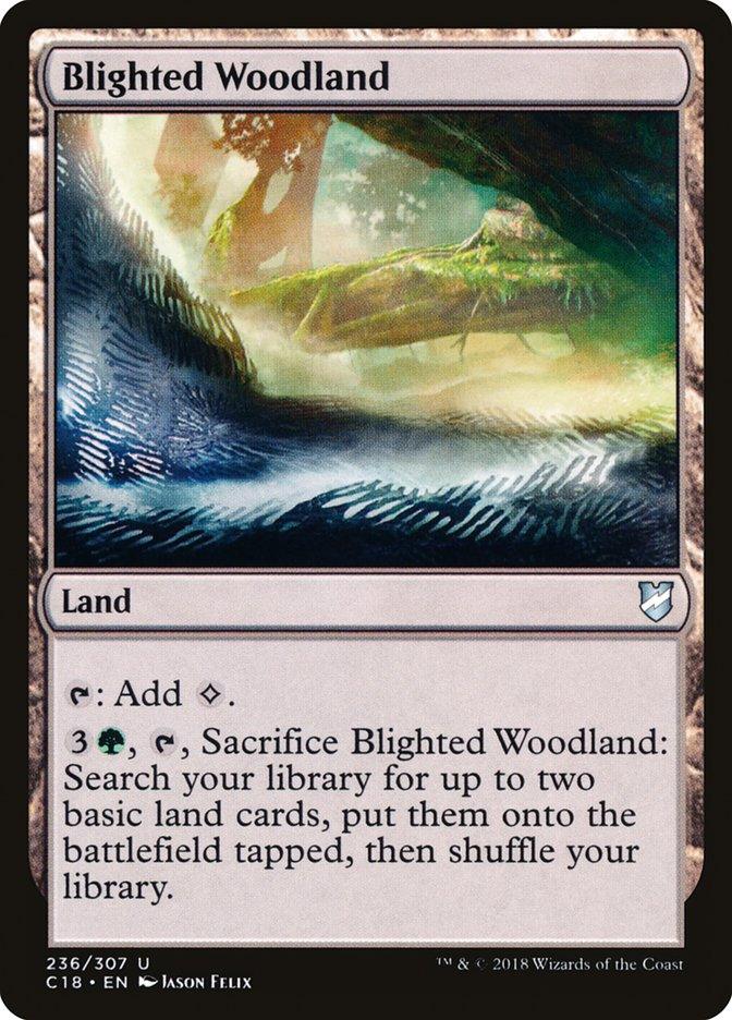 Blighted Woodland [Commander 2018] - Rocket TCG