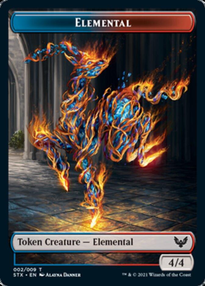 Drake // Elemental (002) Token [Commander 2021 Tokens] - Rocket TCG