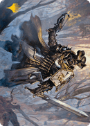 Brutal Cathar Art Card (Gold-Stamped Signature) [Innistrad: Midnight Hunt Art Series] - Rocket TCG
