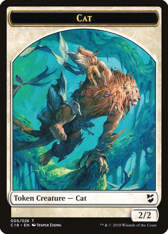 Angel // Cat Double-sided Token [Commander 2018 Tokens] - Rocket TCG
