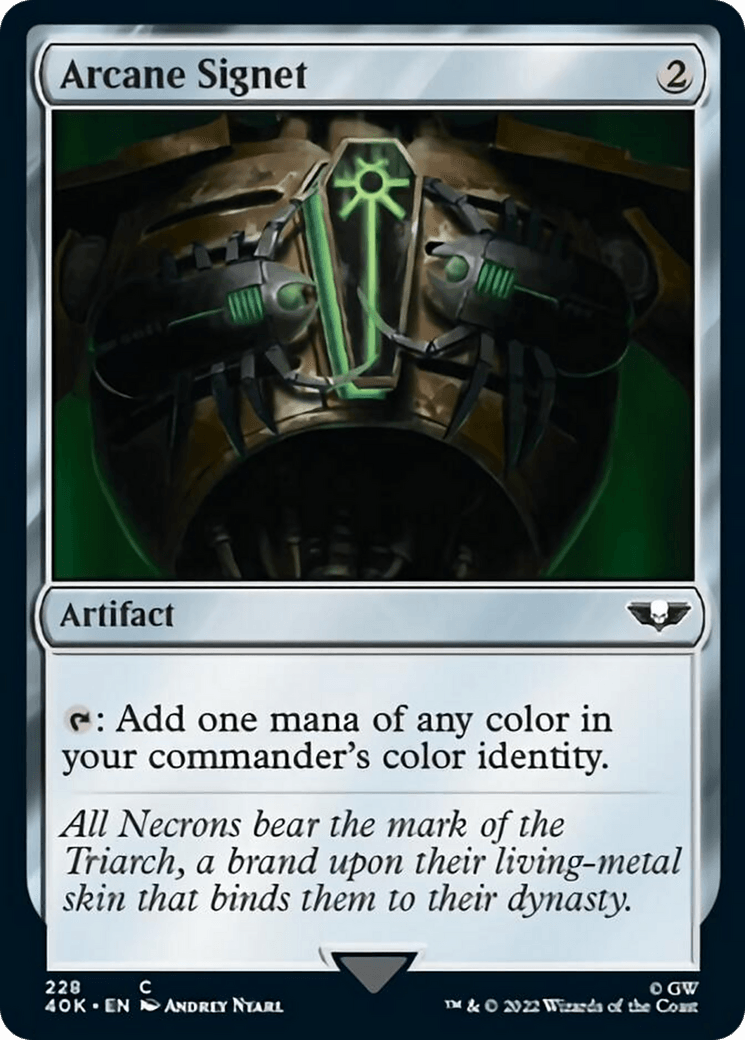 Arcane Signet (228) [Universes Beyond: Warhammer 40,000] - Rocket TCG