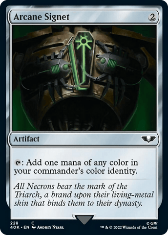 Arcane Signet (228) [Universes Beyond: Warhammer 40,000] - Rocket TCG