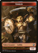 Clue // Goblin Double-sided Token [Dungeons & Dragons: Adventures in the Forgotten Realms Commander Tokens] - Rocket TCG