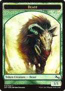 Beast // Beast Double-sided Token [Unstable Tokens] - Rocket TCG