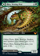 Blex, Vexing Pest // Search for Blex (Extended Art) [Strixhaven: School of Mages] - Rocket TCG