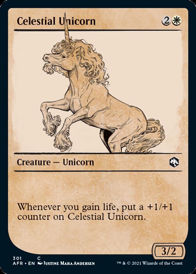 Celestial Unicorn (Showcase) [Dungeons & Dragons: Adventures in the Forgotten Realms] - Rocket TCG
