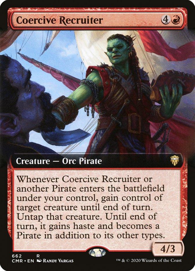 Coercive Recruiter (Extended Art) [Commander Legends] - Rocket TCG