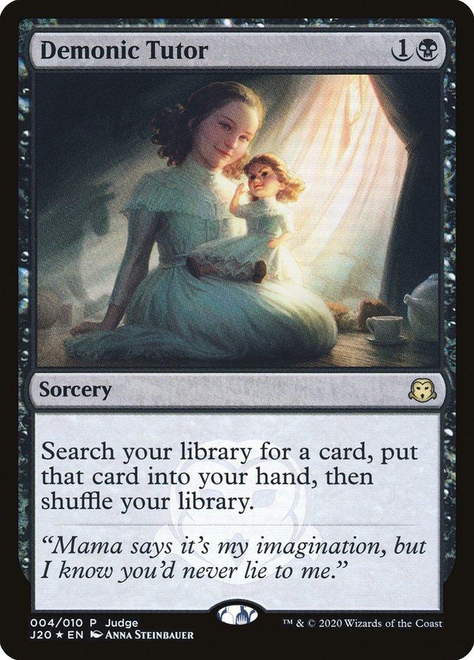 Demonic Tutor [Judge Gift Cards 2020] - Rocket TCG