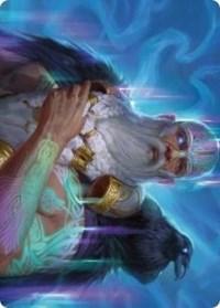 Alrund, God of the Cosmos Art Card [Kaldheim Art Series] - Rocket TCG