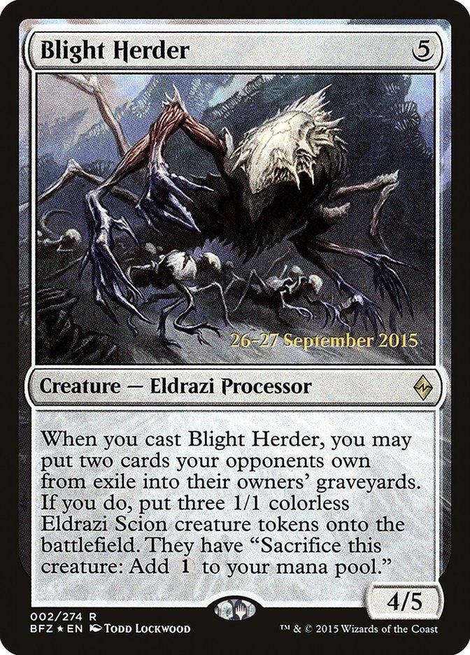 Blight Herder [Battle for Zendikar Prerelease Promos] - Rocket TCG