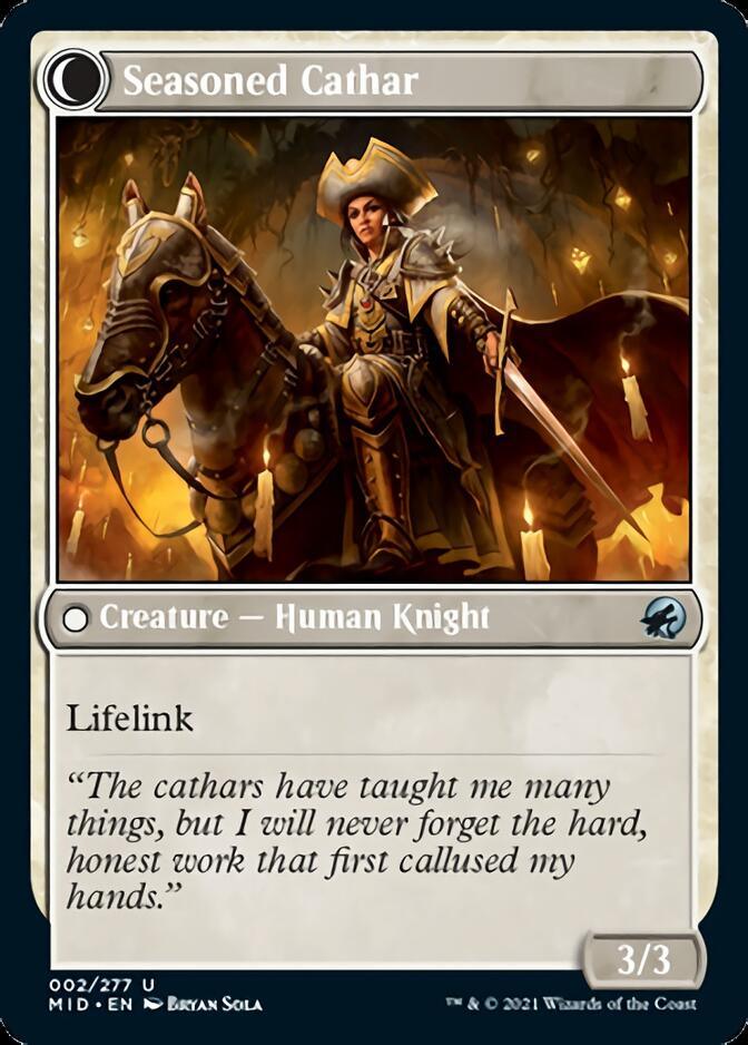 Ambitious Farmhand // Seasoned Cathar [Innistrad: Midnight Hunt] - Rocket TCG
