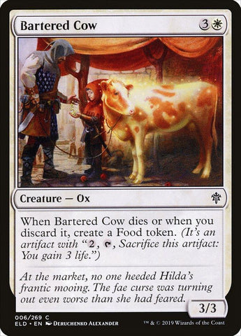 Bartered Cow [Throne of Eldraine] - Rocket TCG