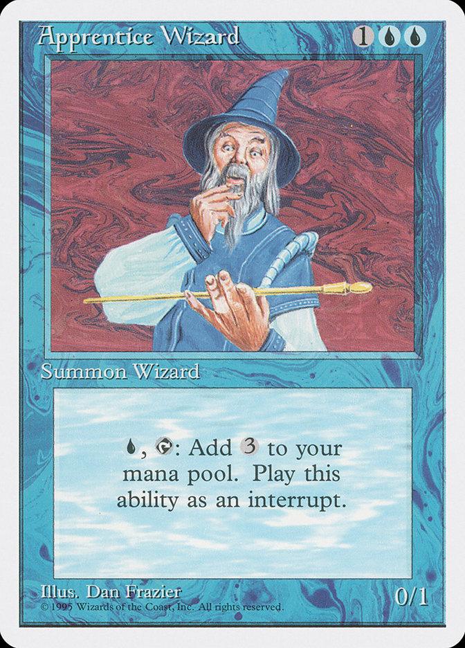 Apprentice Wizard [Fourth Edition] - Rocket TCG