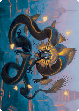 Ao, the Dawn Sky 1 Art Card [Kamigawa: Neon Dynasty Art Series] - Rocket TCG