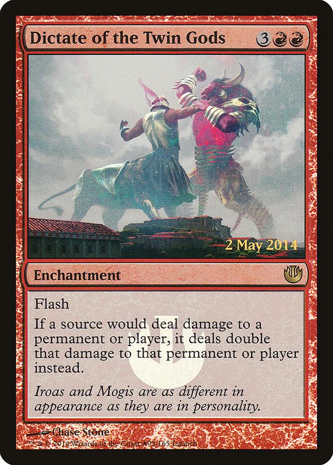 Dictate of the Twin Gods (Launch) [Journey into Nyx Promos] - Rocket TCG