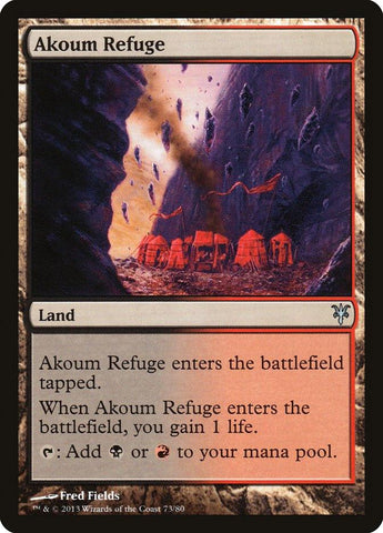 Akoum Refuge [Duel Decks: Sorin vs. Tibalt] - Rocket TCG