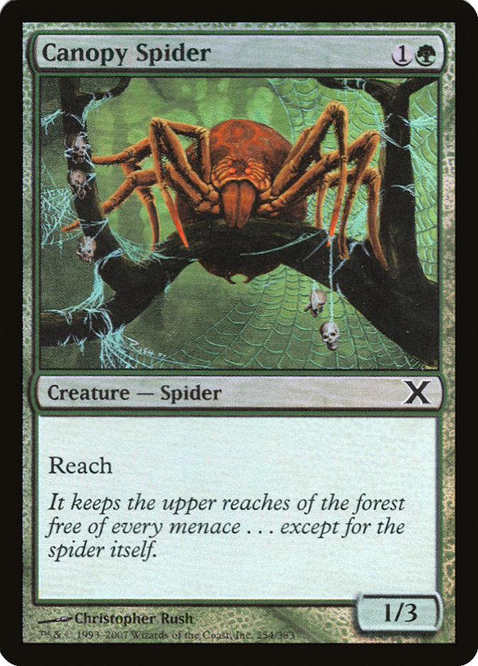 Canopy Spider (Premium Foil) [Tenth Edition] - Rocket TCG