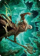 Draugr Necromancer Art Card (Gold-Stamped Signature) [Kaldheim Art Series] - Rocket TCG