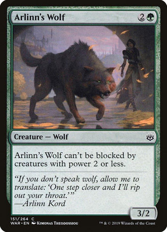 Arlinn's Wolf [War of the Spark] - Rocket TCG