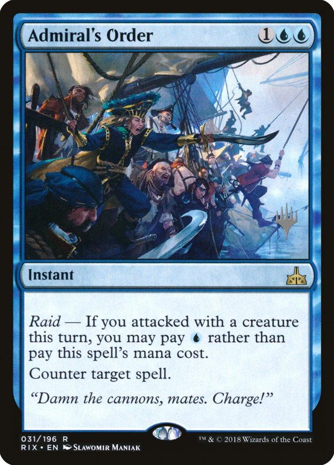 Admiral's Order (Promo Pack) [Rivals of Ixalan Promos] - Rocket TCG