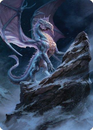 Ancient Silver Dragon Art Card (06) [Commander Legends: Battle for Baldur's Gate Art Series] - Rocket TCG
