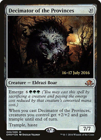 Decimator of the Provinces [Eldritch Moon Prerelease Promos] - Rocket TCG