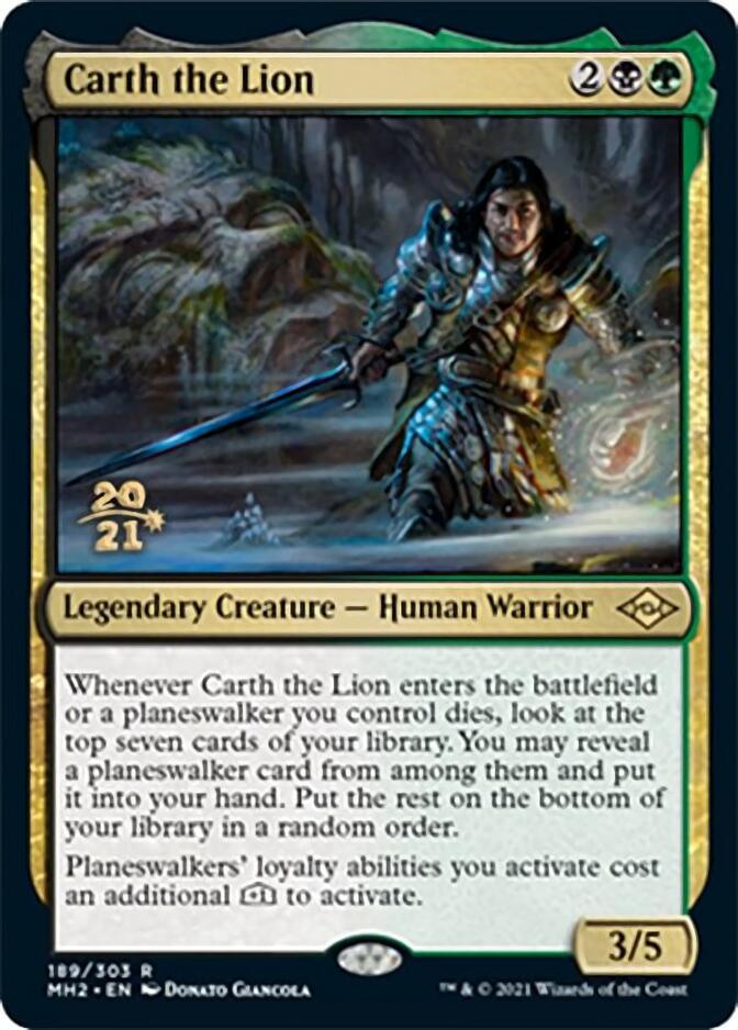 Carth the Lion [Modern Horizons 2 Prerelease Promos] - Rocket TCG