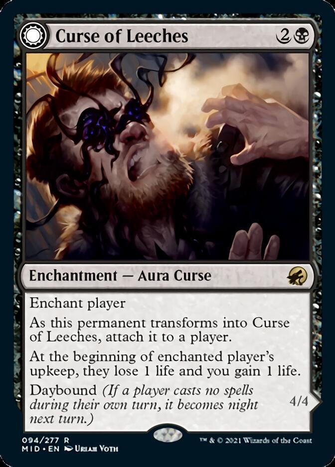 Curse of Leeches // Leeching Lurker [Innistrad: Midnight Hunt] - Rocket TCG