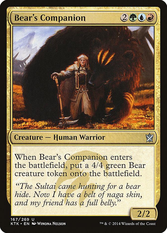 Bear's Companion [Khans of Tarkir] - Rocket TCG