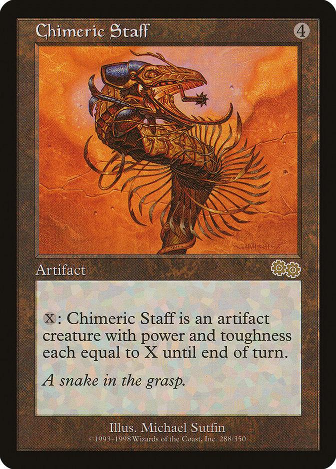 Chimeric Staff [Urza's Saga] - Rocket TCG
