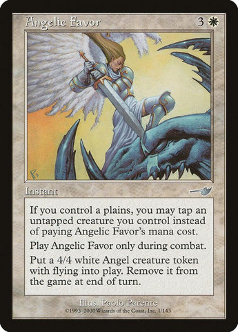 Angelic Favor [Nemesis] - Rocket TCG