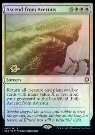 Ascend from Avernus [Commander Legends: Battle for Baldur's Gate Prerelease Promos] - Rocket TCG