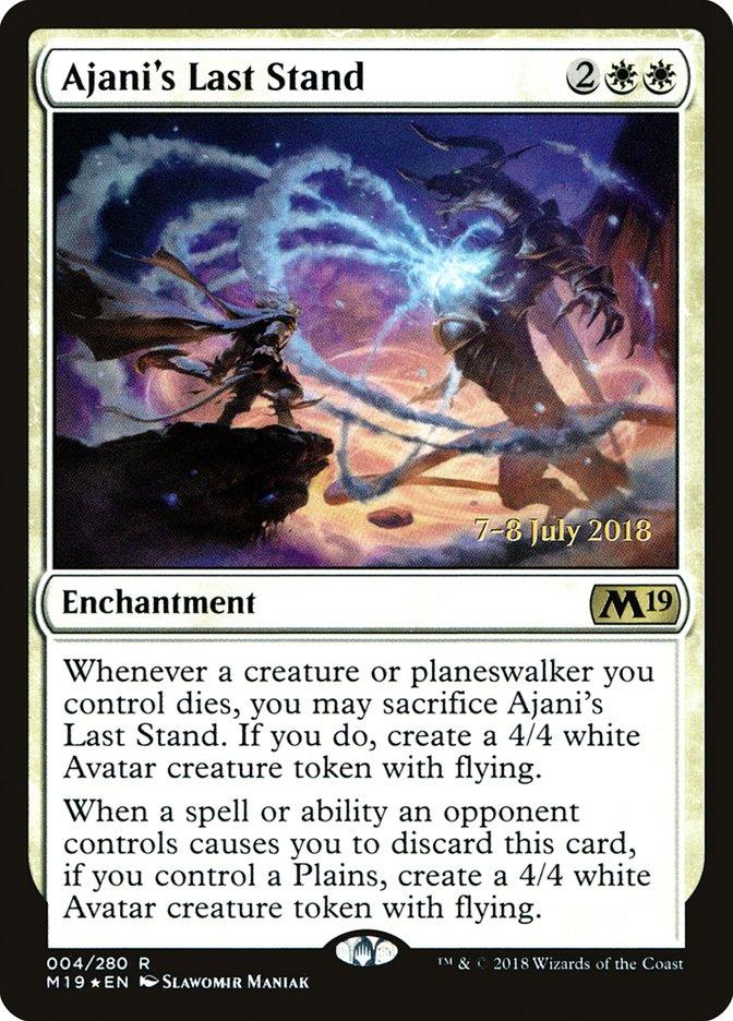 Ajani's Last Stand [Core Set 2019 Prerelease Promos] - Rocket TCG