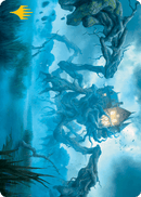 Creeping Inn Art Card (Gold-Stamped Signature) [Innistrad: Midnight Hunt Art Series] - Rocket TCG