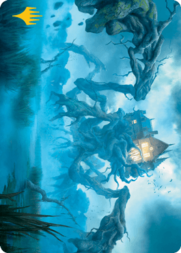 Creeping Inn Art Card (Gold-Stamped Signature) [Innistrad: Midnight Hunt Art Series] - Rocket TCG