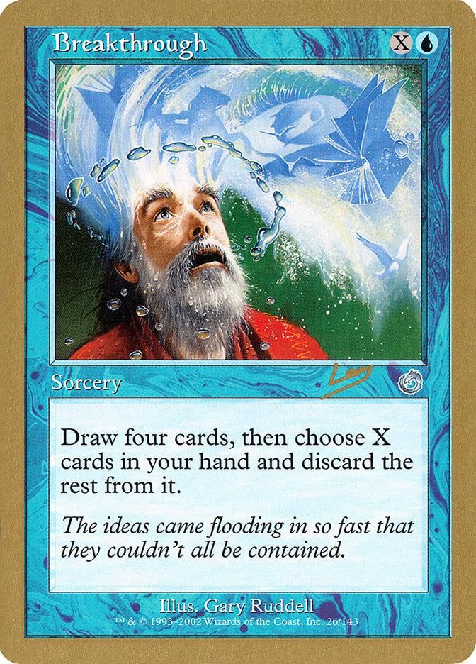 Breakthrough (Raphael Levy) [World Championship Decks 2002] - Rocket TCG